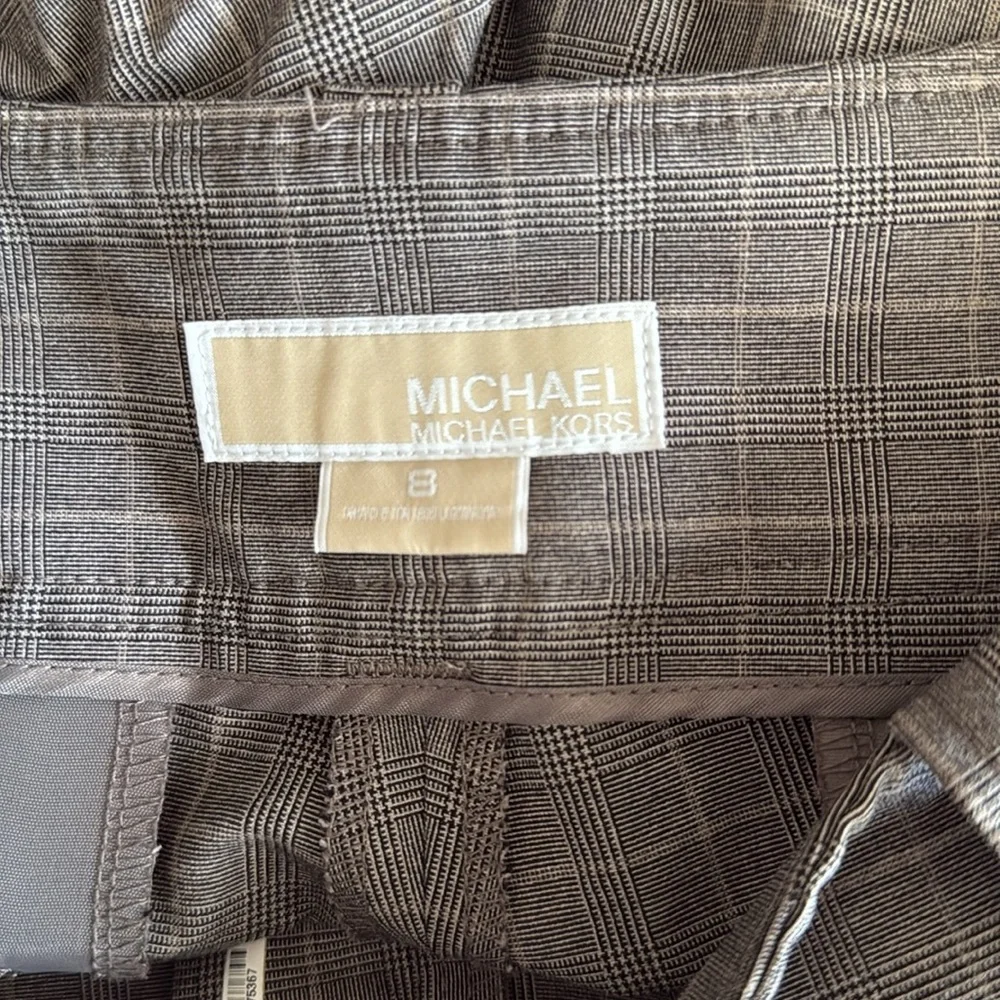 Michael Kors fall plaid Bermuda shorts size 8